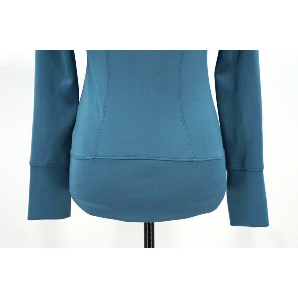 Apana Jacket Women Extra Small‎ XS Blue Zipper Pockets Activewear Long Sleeve - Picture 9 of 11
